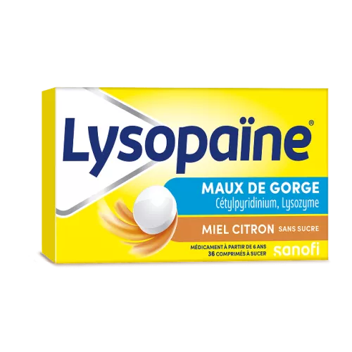Lysopaine Miel-Citron